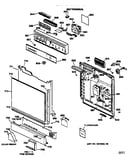 Escutcheon & door assembly