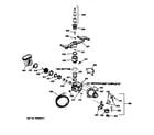 GE GSD1350X72 motor-pump mechanism diagram