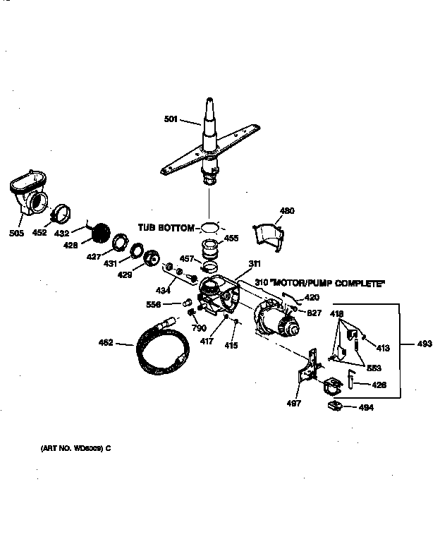 Motor-pump mechanism