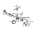 GE GSD950X-73 motor-pump mechanism diagram