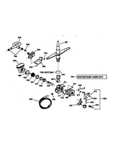 Motor-pump mechanism
