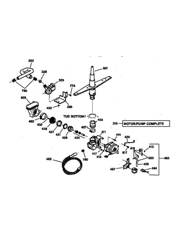 Motor-pump mechanism
