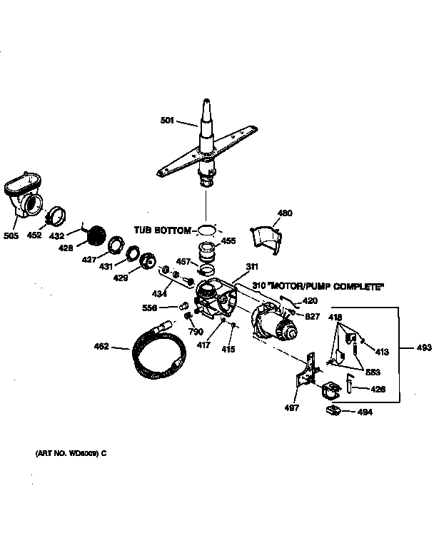 Motor-pump mechanism