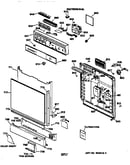 Escutcheon & door assembly