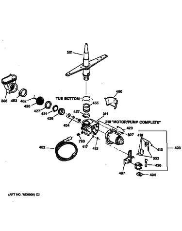 Motor-pump mechanism