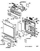 Escutcheon & door assembly