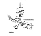 GE GSD4020Y73BB motor-pump mechanism diagram
