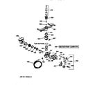 GE GSD4030Y73WW motor-pump mechanism diagram