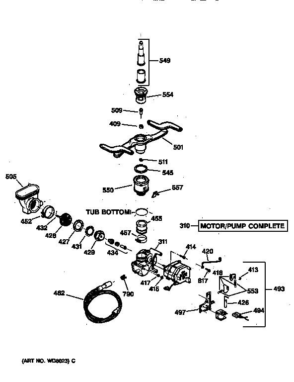 MOTOR-PUMP MECHANISM