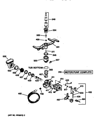 Motor-pump mechanism