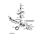 GE GSD4120Y73BB motor-pump mechanism diagram