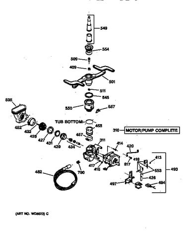 Motor-pump mechanism