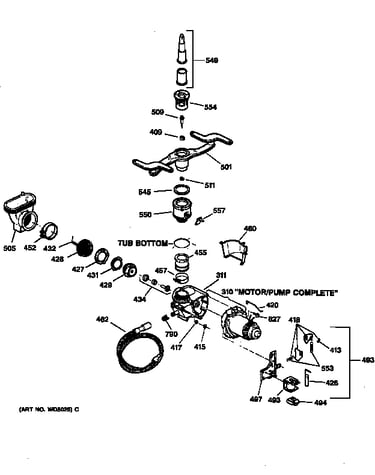 Motor-pump mechanism