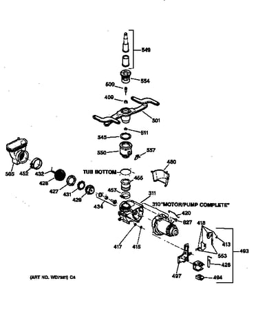 Motor-pump mechanism