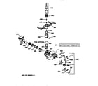 GE GSD4210X73AA motor-pump mechanism diagram