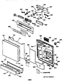Escutcheon & door assembly