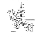 GE GSD4920X73BB motor-pump mechanism diagram