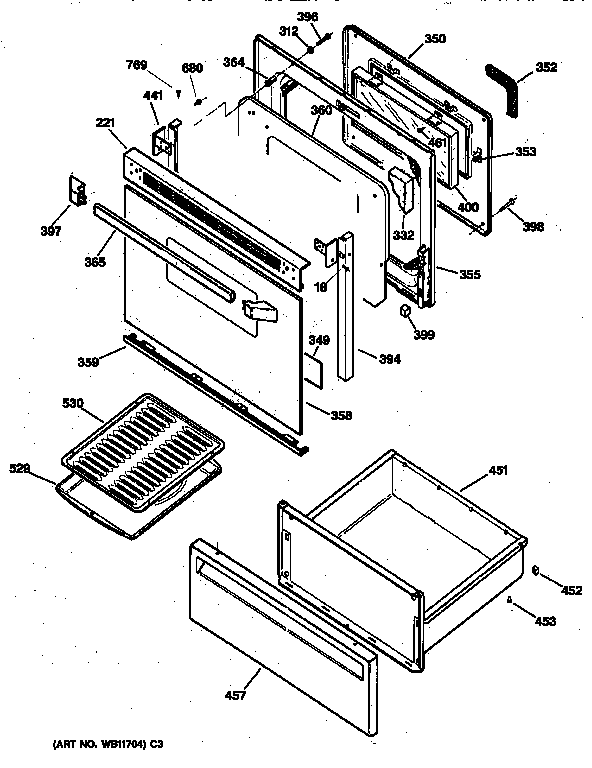 Door & drawer parts