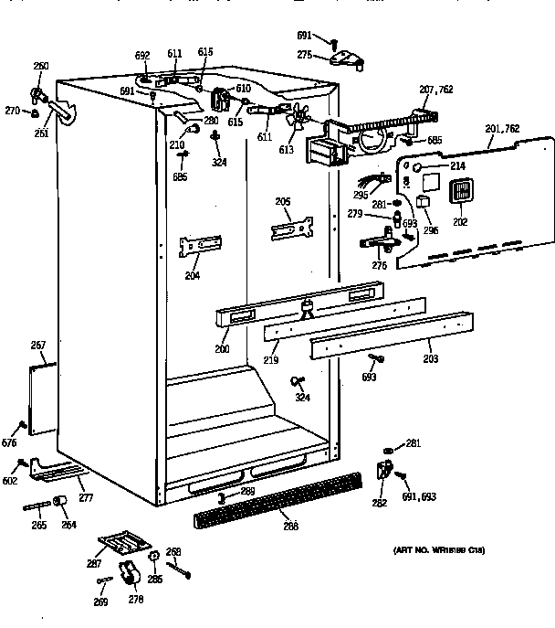 Cabinet parts