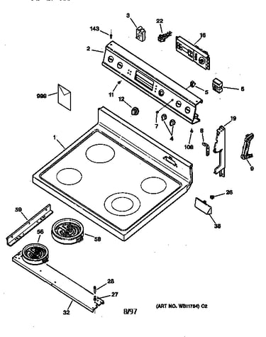 Cooktop & control panel