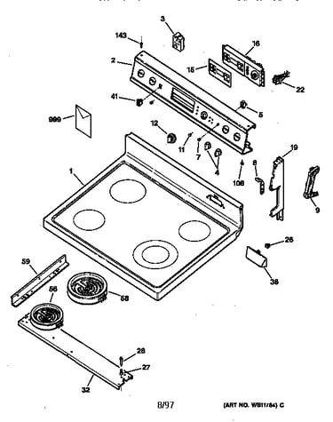 Cooktop & control panel