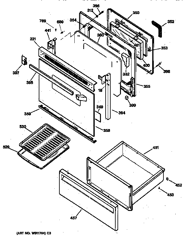 Door & drawer parts