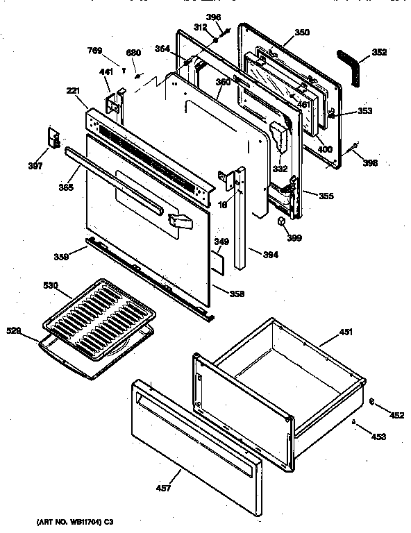 Door & drawer parts