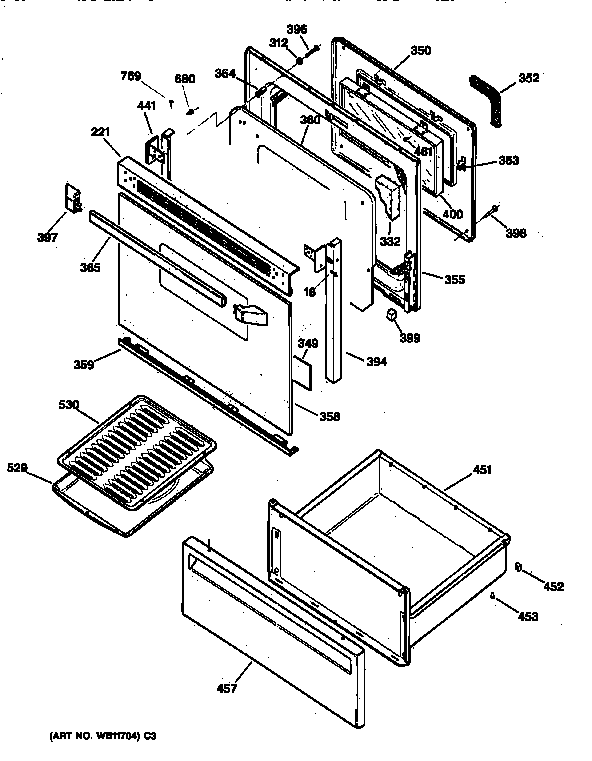Door & drawer parts