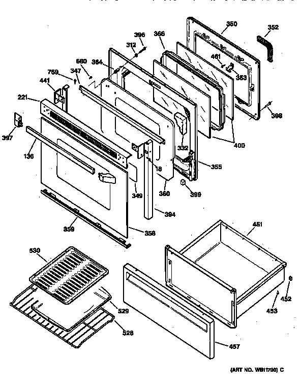 Door & drawer parts