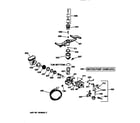 GE GSD4010Y74AA motor-pump mechanism diagram