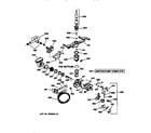GE GSD4940Y73SS motor-pump mechanism diagram