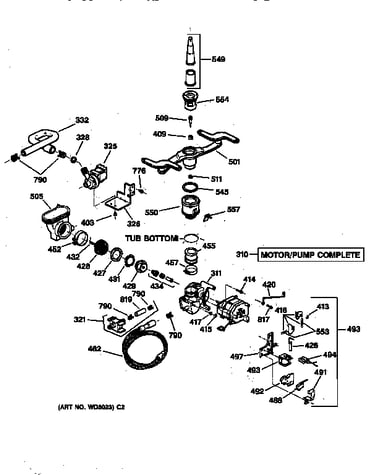 Motor-pump mechanism