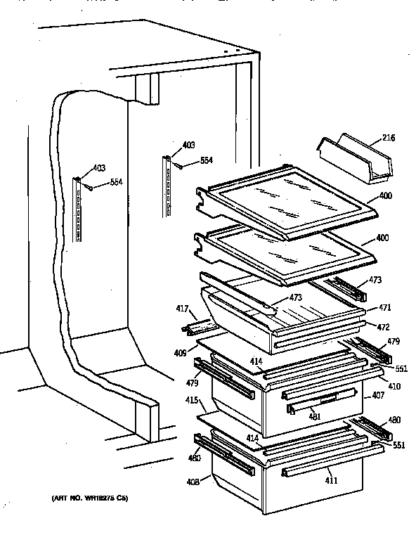 SHELVES