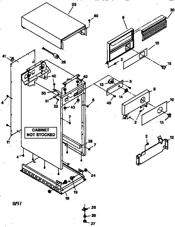 Cabinet and control