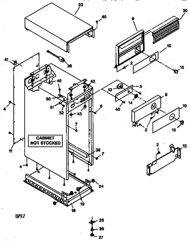 Cabinet and control