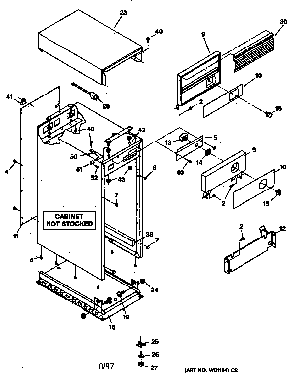 Cabinet and control