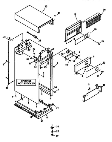 Cabinet and control