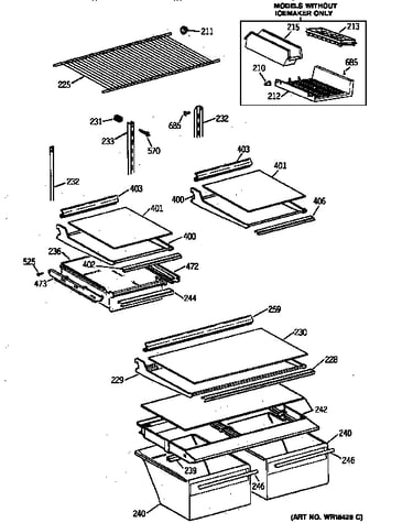 Shelf parts