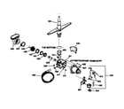 GE HDA150X-72WA motor-pump mechanism diagram