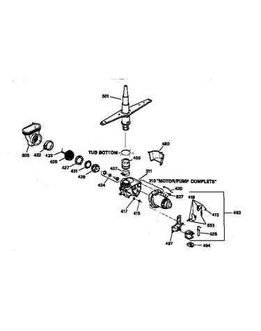 Motor-pump mechanism