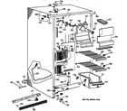 GE MSK22GAZBAD freezer section diagram