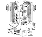 GE MSX25DRZBAA doors diagram