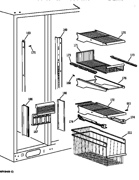 Freezer section