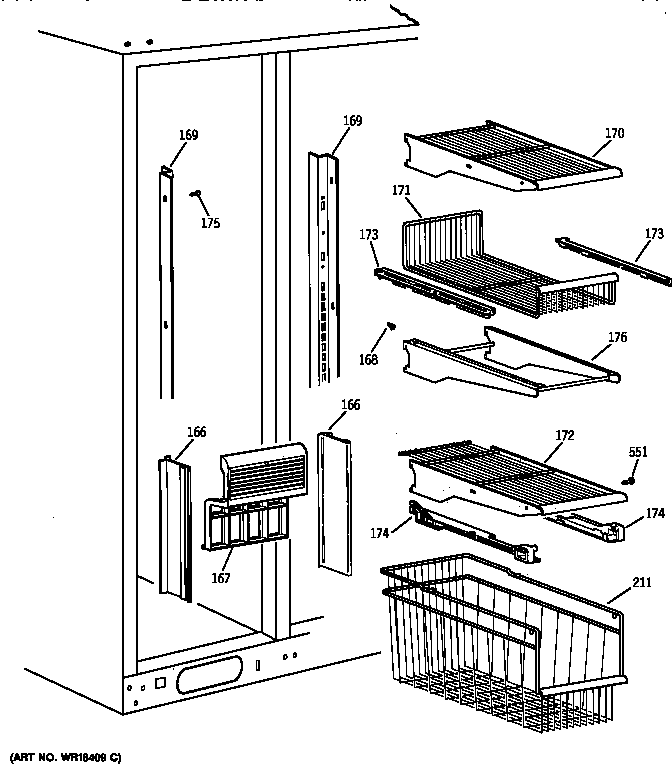 Freezer section