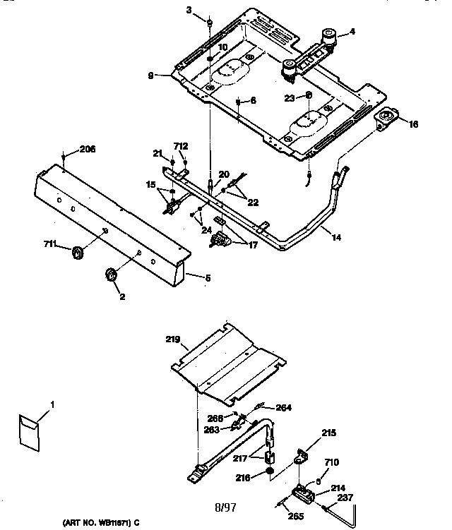 Gas & burner parts