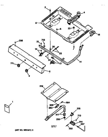 Gas & burner parts