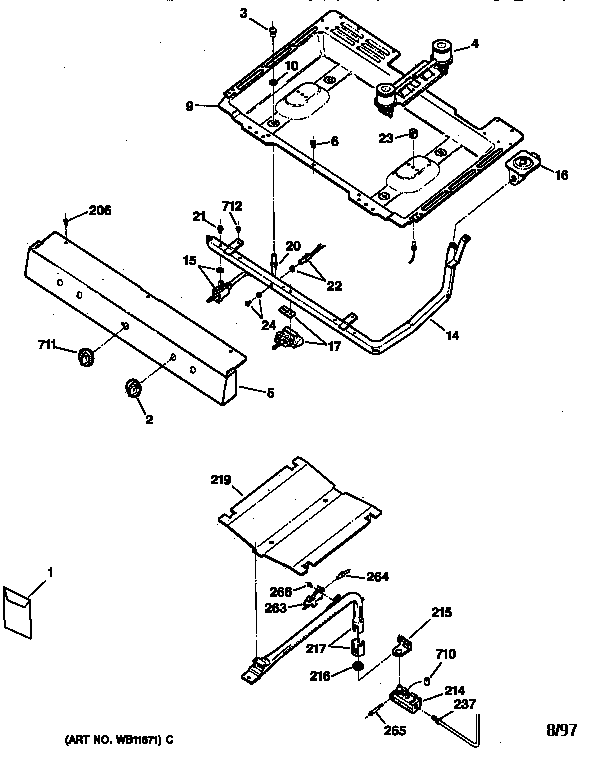 Gas & burner parts