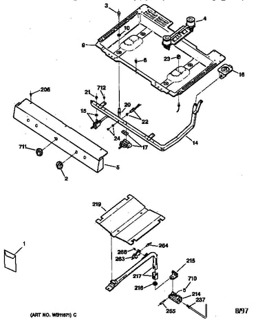 Gas & burner parts