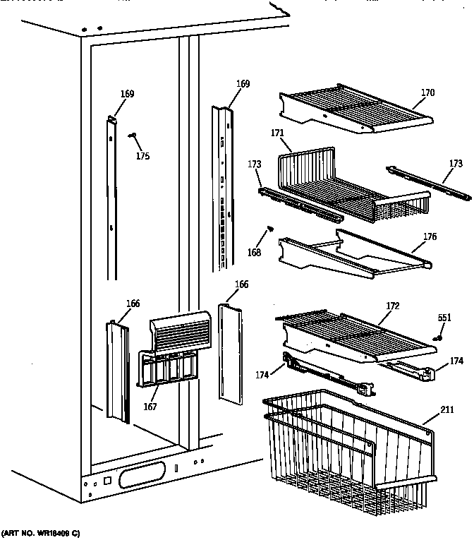 Freezer section