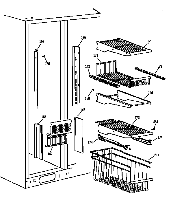 Freezer section